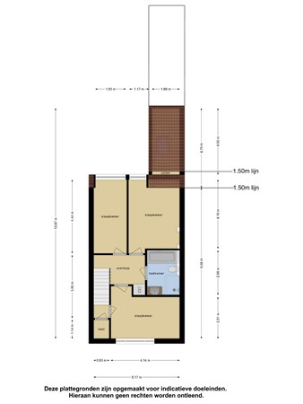 Floorplan - De Beukums 10, 5283 XC Boxtel